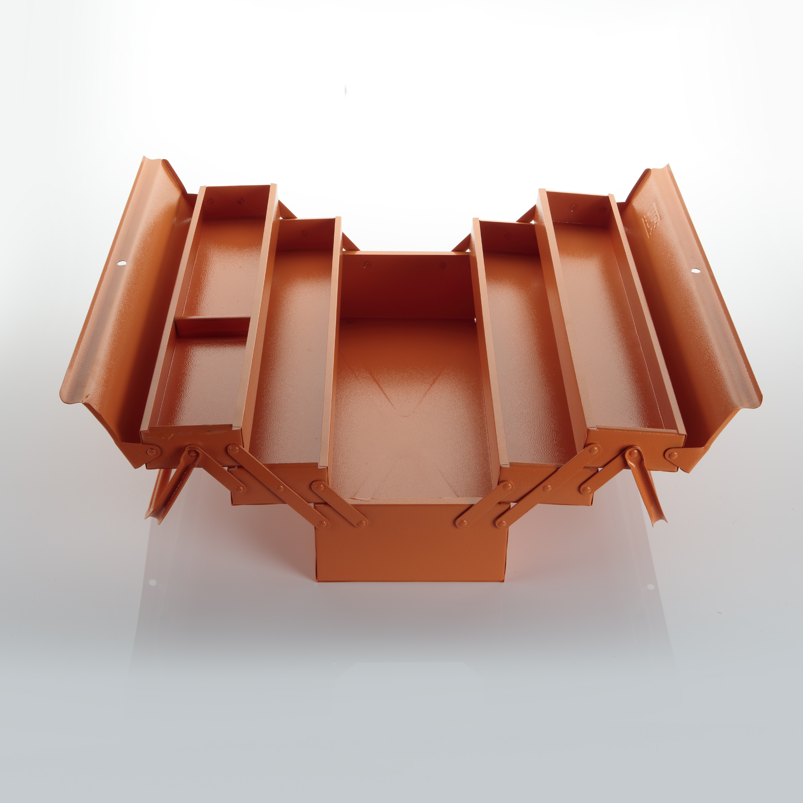 Caja metálica para herramientas de 5 bandejas orange 525mm ALYCO. - Imagen 5