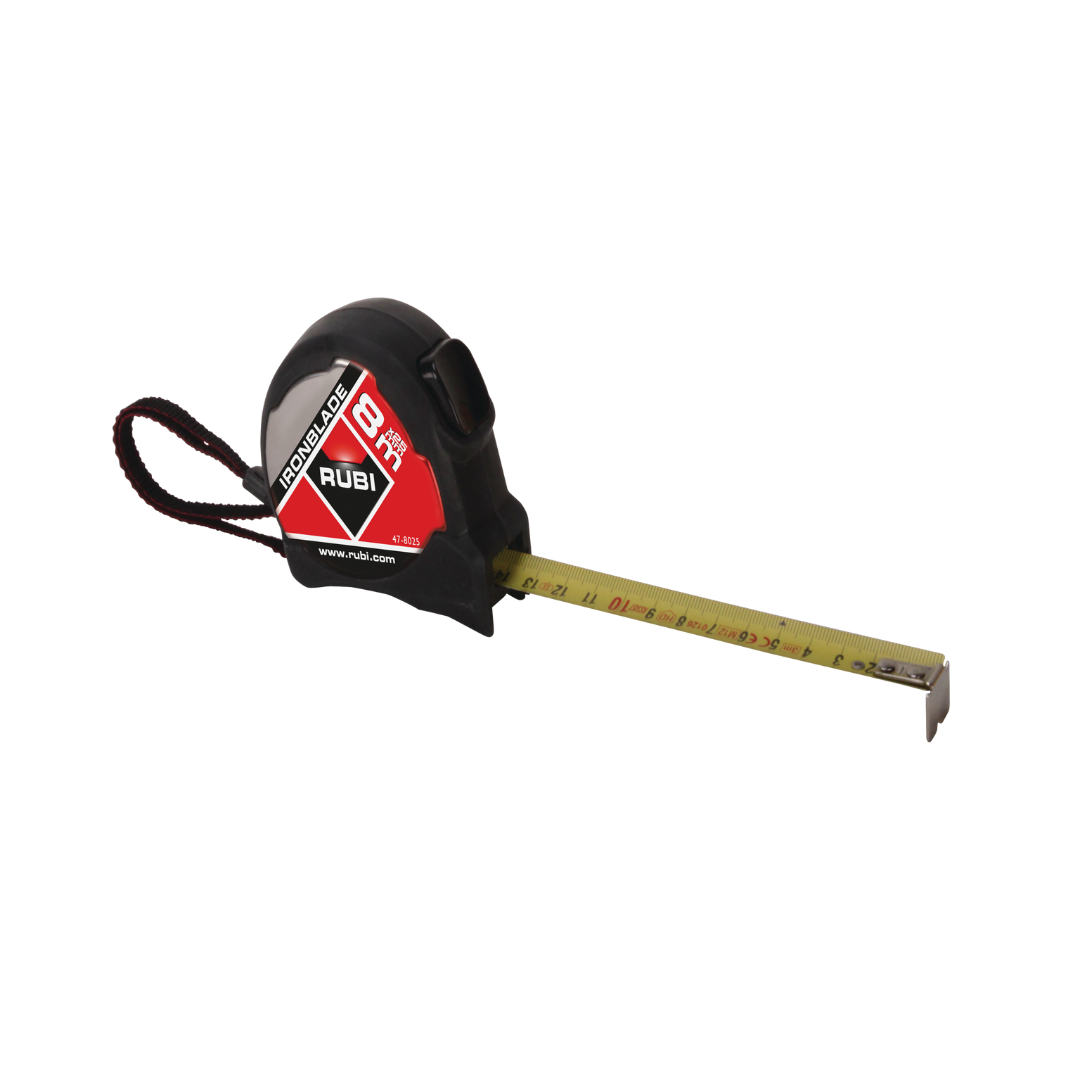 Flexómetro IRONBLADE 5 m. x 25 mm. DOBLE MARCADO