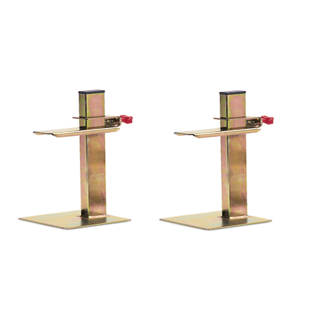 Juego soportes regla 50 cm.