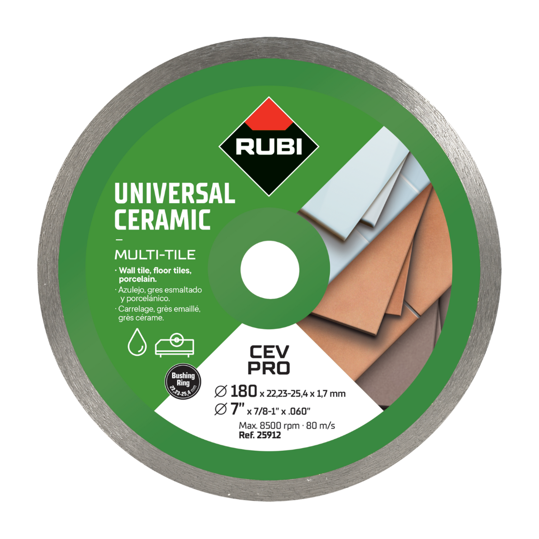 Disco diamante general cerámica CONTINUO CEV-180 PRO