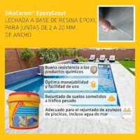 SikaCeram EpoxyGrout (AB) 5 kg SIKA. - Imagen 7