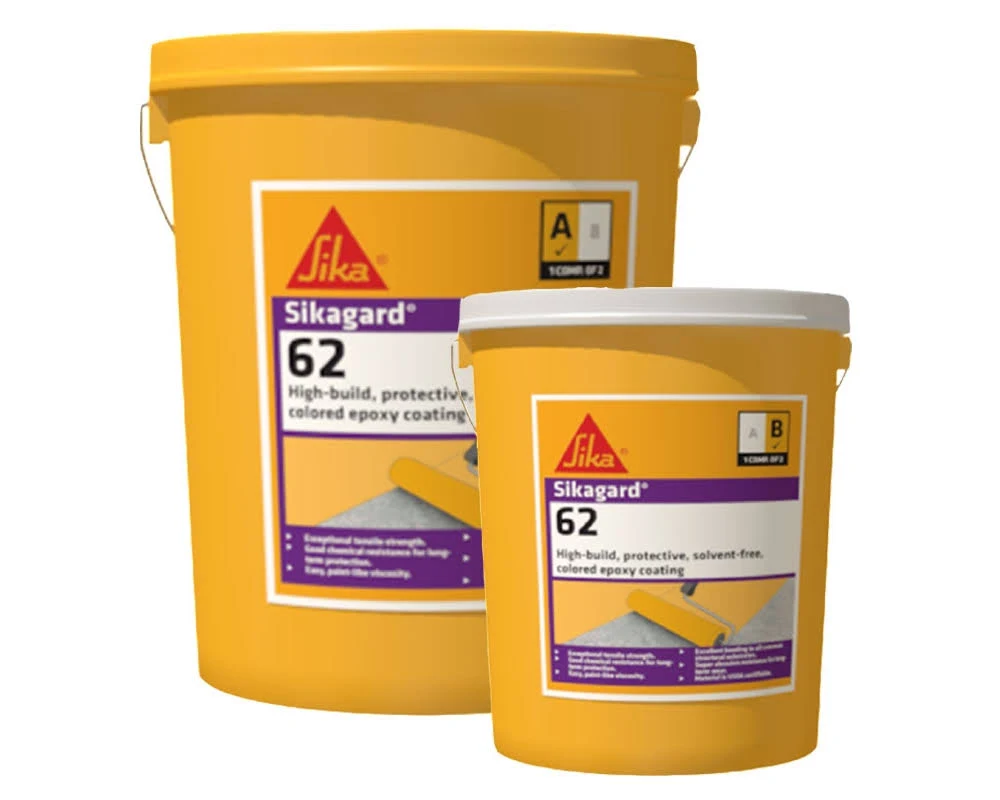 Sikagard 62 RAL 9010 Blanco | Revestimiento Epoxi Protector de Alta Resistencia Química