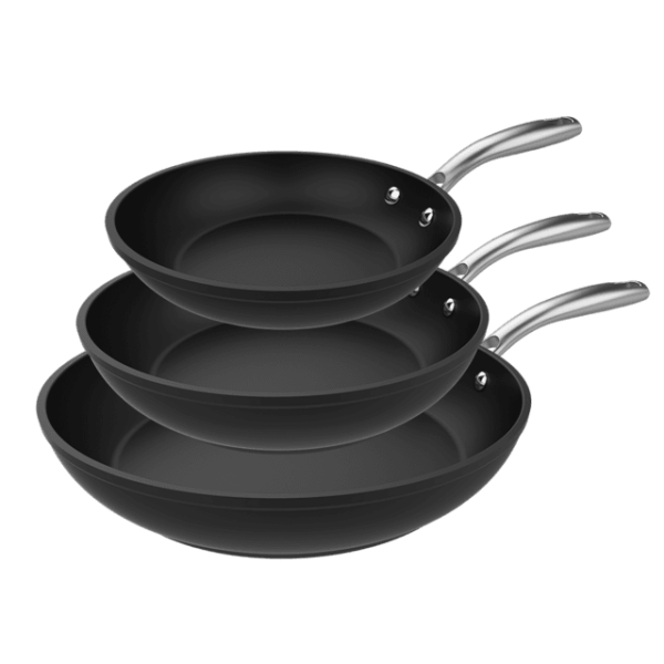 Set de Sartenes Polka Fantasy 20-24-28 Cm Bucket Silver Antiadherentes CECOTEC