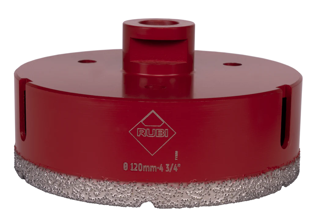 Broca Diamante Rubi DRYGRES Ø 120 mm – Rosca M14 – Corte Seco (Superpro)