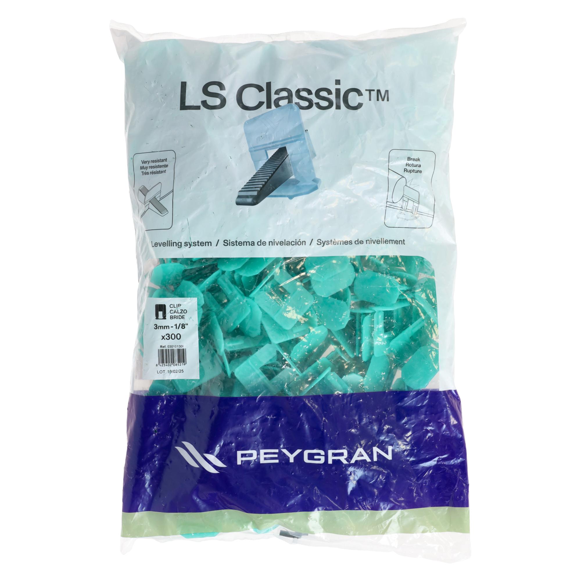 Calzo de Nivelación 3 mm (1/8″) – Bolsa 300 Uds – Peygran LS Classic 3 mm