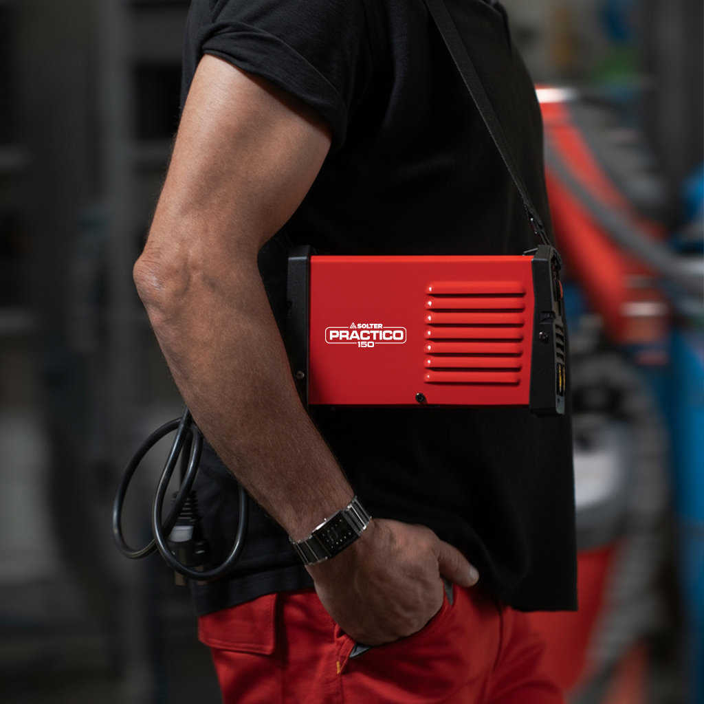 Soldador Inverter Solter Práctico 150 LD – 150 A – MMA & TIG Lift-Arc – Panel Digital LED - Imagen 5