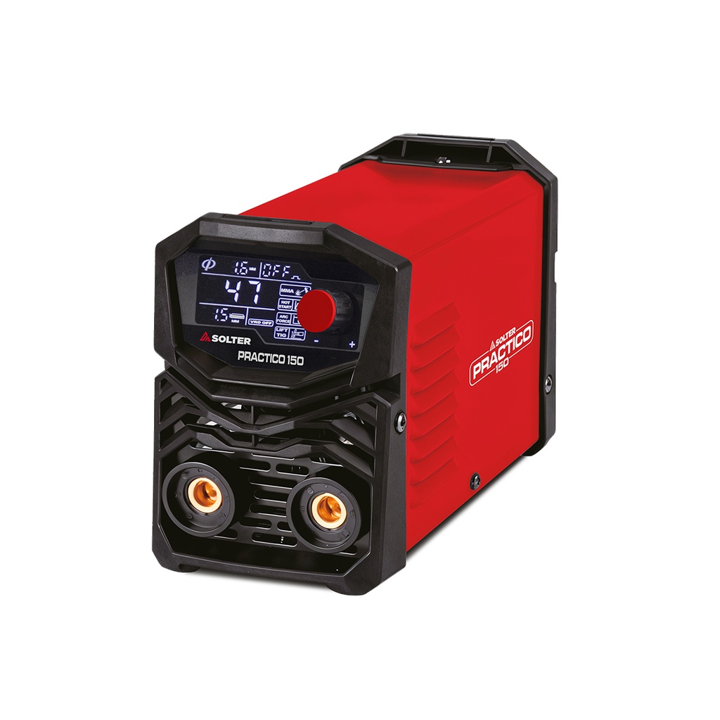 Soldador Inverter Solter Práctico 150 LD – 150 A – MMA & TIG Lift-Arc – Panel Digital LED - Imagen 3