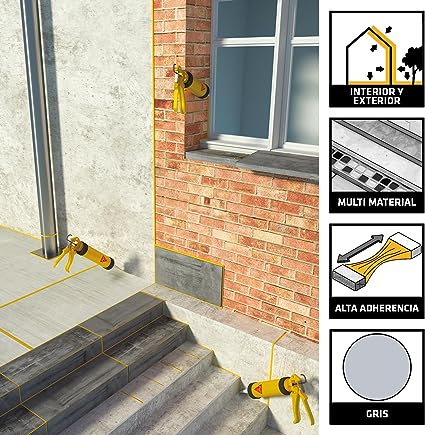 Sikaflex Construction+ 600ml SIKA GRIS HORMIGON (SALCHICHON) - Imagen 5