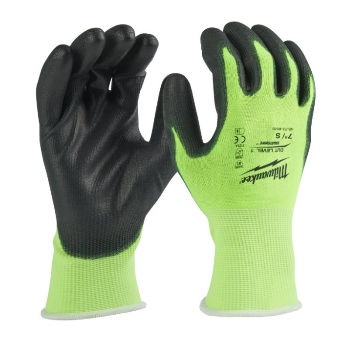 Guantes Anticorte de Alta Visibilidad Milwaukee Nivel TALLA L/9