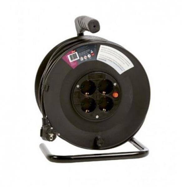 Alargadera Extensible 50 m 3×1,5 mm² IP20 con Tambor Enrollable – CEF-31