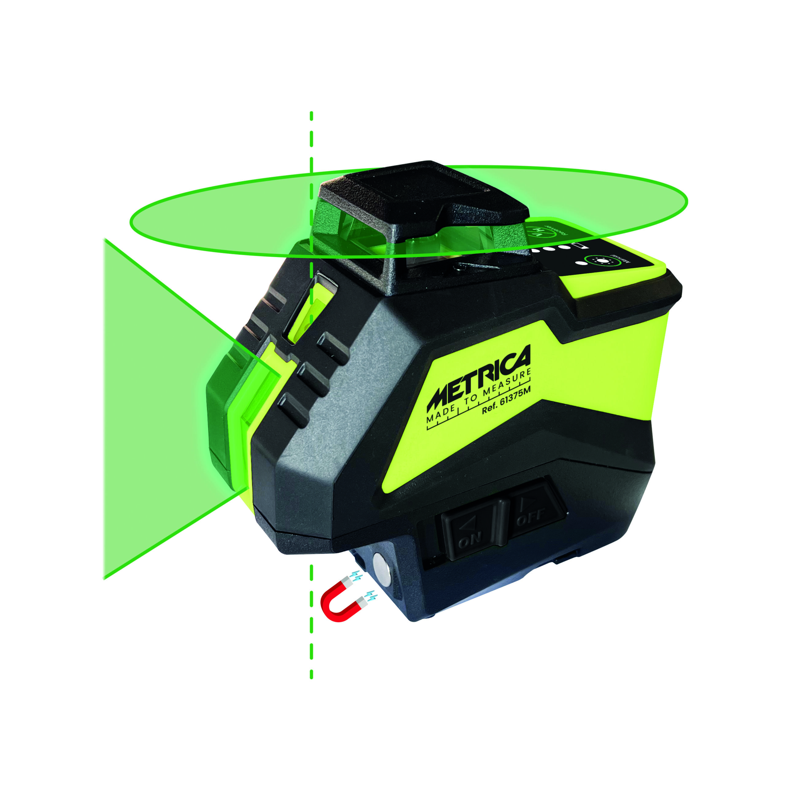 Nivel Láser Verde Metrica Laserbox 360° + 1V + 2D – Ref. 61375M