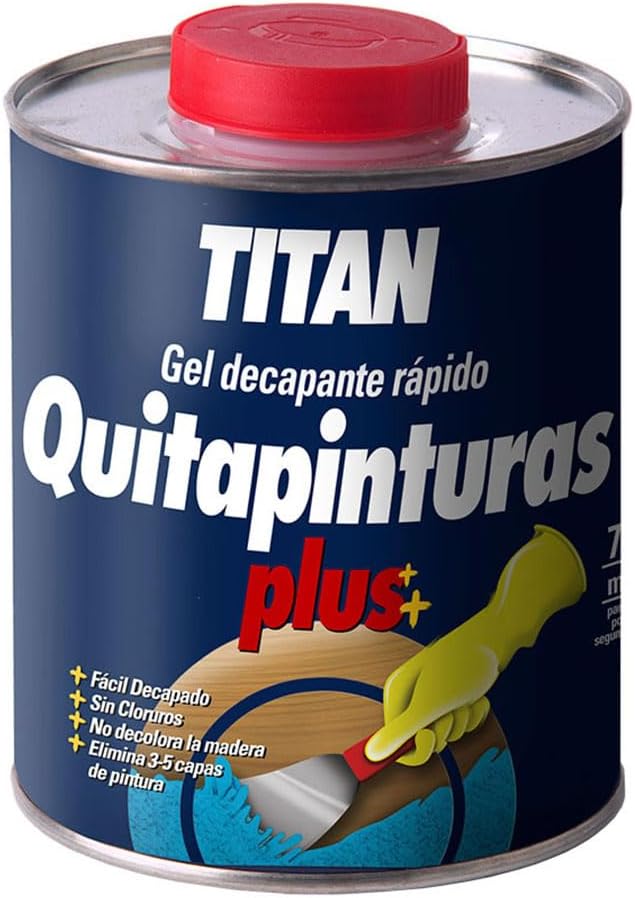 Titan TN Quitapinturas Plus 0,375 L – Decapante y Eliminador de Pinturas