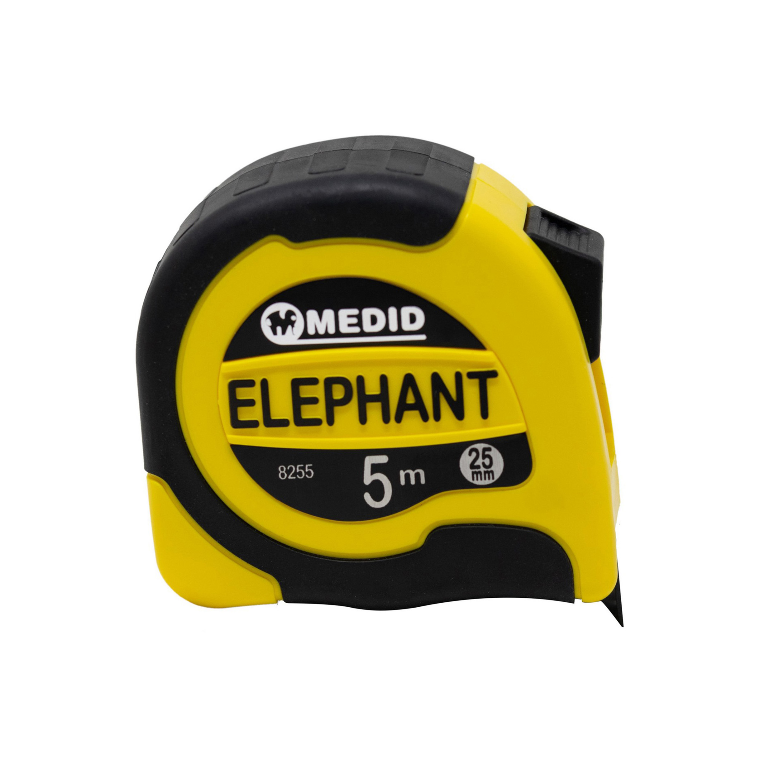 Flexómetro Bi-Material Elephant 5 m × 19 mm – Ref. 8255