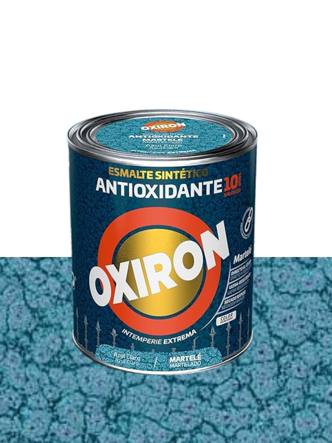 Martelé Azul Claro Titan ON Esmalte Antioxidante Efecto 0,75 L