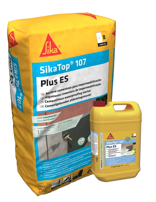 SikaTop®-107 Plus ES 25 kg – Mortero Impermeabilizante Flexible Bicomp