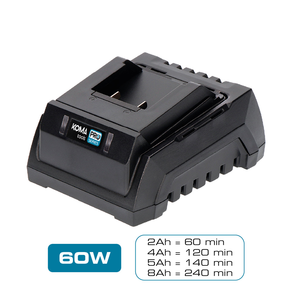 KOMA cargador de batería 60W