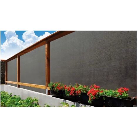 Malla de Ocultación 100% 1x5 m Antracita 230 g/m² Agro
