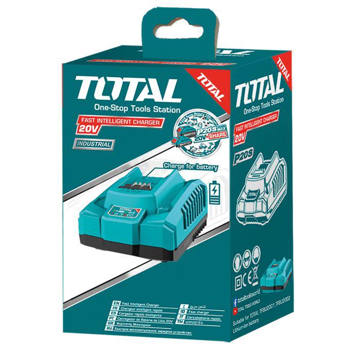 Cargador Rápido Total 20V TFCLI20411E(S) para Baterías P20S