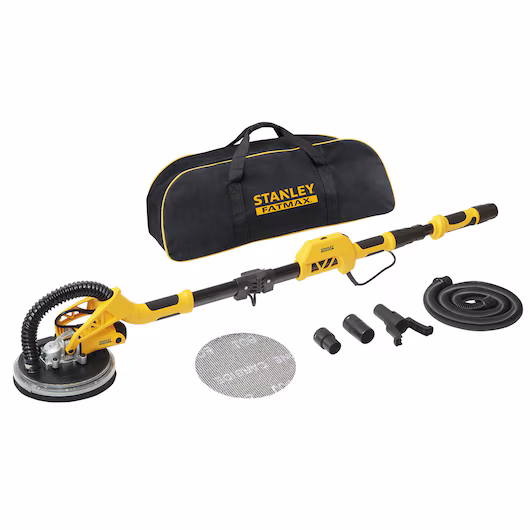 Lijadora de Pared Jirafa 750W Ø225 mm Telescópica 110–180 cm Stanley
