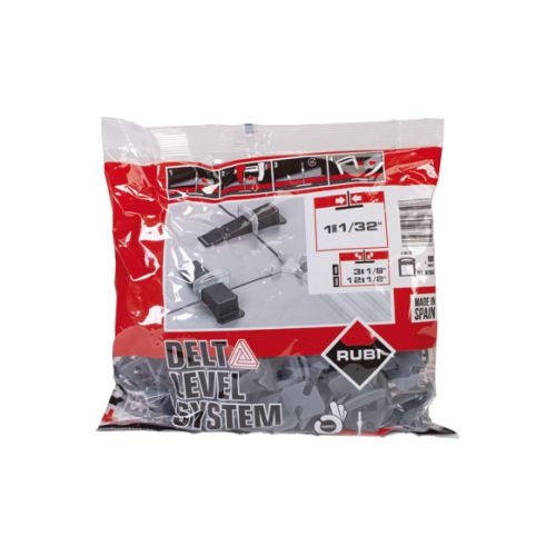 Abrazadera Sistema Nivelación RUBI Delta Level System 1 mm 400 Uds