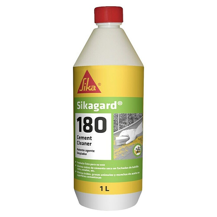 Sikagard 180 Cement Cleaner 1 litro limpiador para restos de cemento mortero y eflorescencias