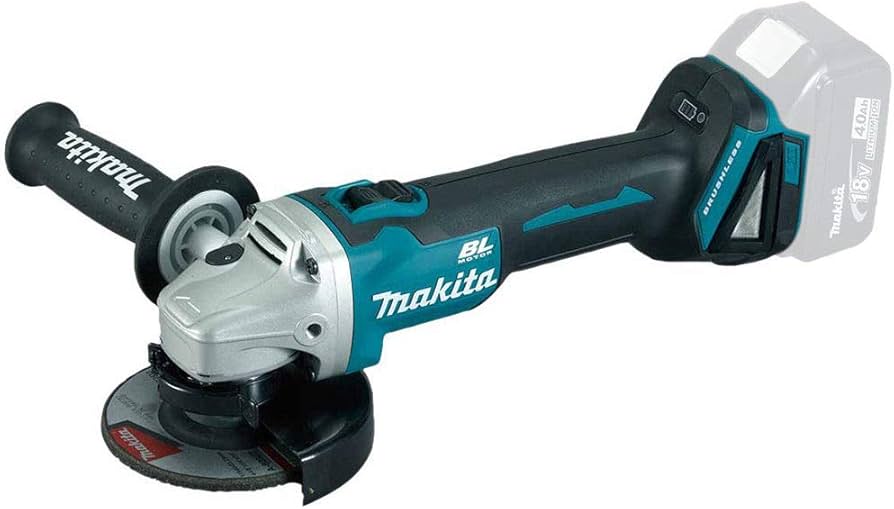 Amoladora angular Makita DGA504Z de 125 mm con motor Brushless y batería 18V LXT