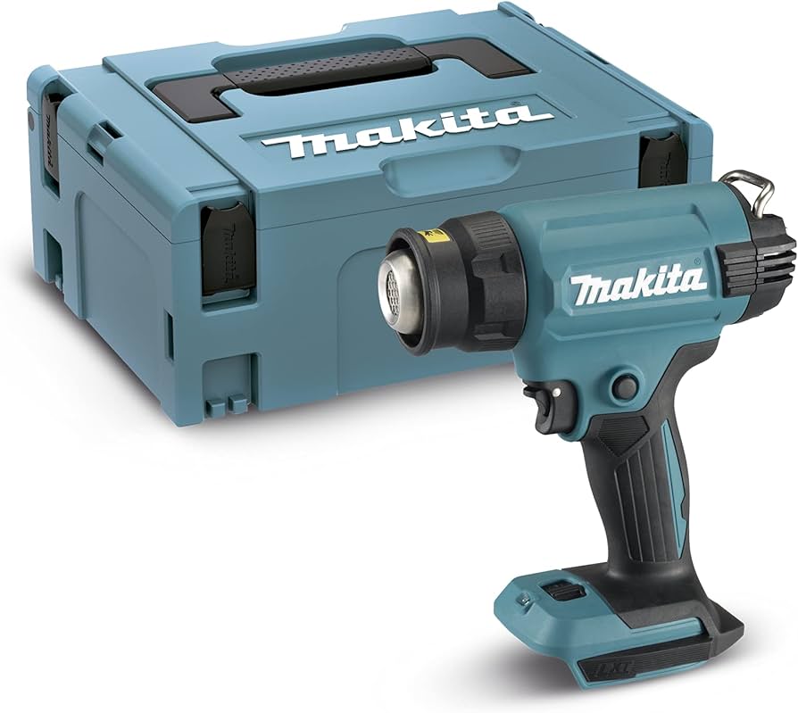 Decapador Makita DHG180ZJ 18V LXT con temperatura máxima de 550 grados