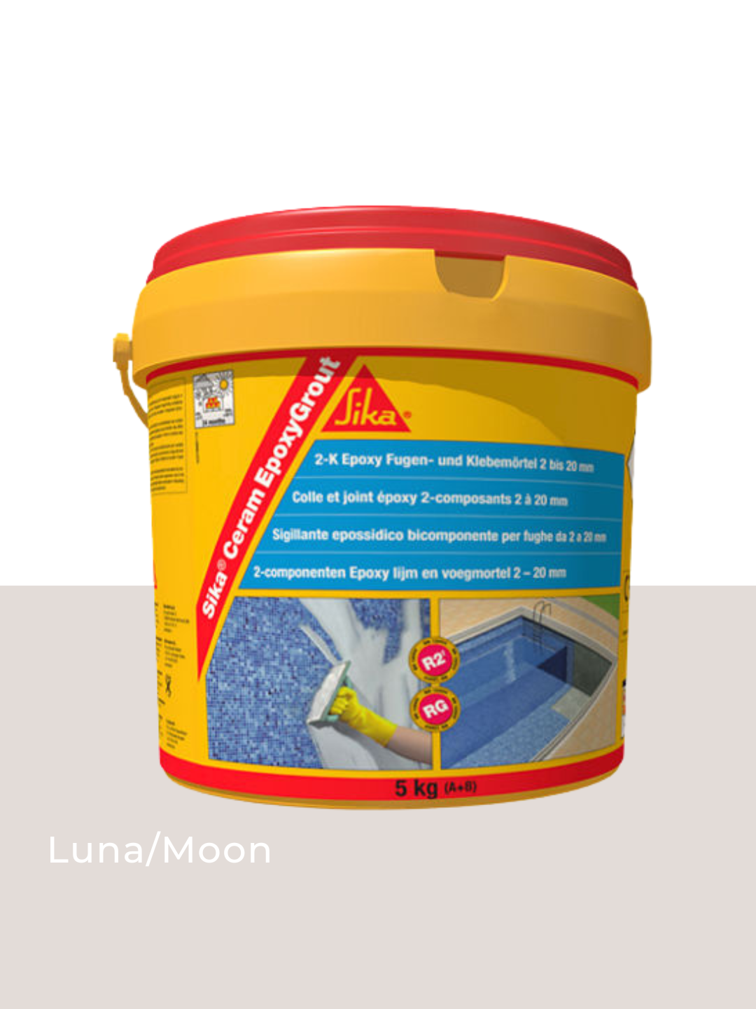SikaCeram EpoxyGrout Moon Luna 5KG | Mortero Epoxi