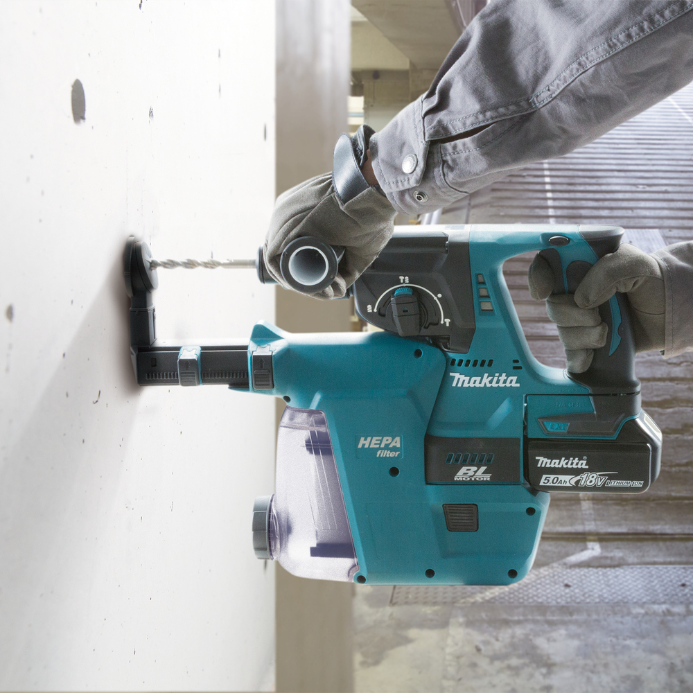 Martillo combinado Makita DHR243Z 18V LXT SDS Plus Brushless - Imagen 6