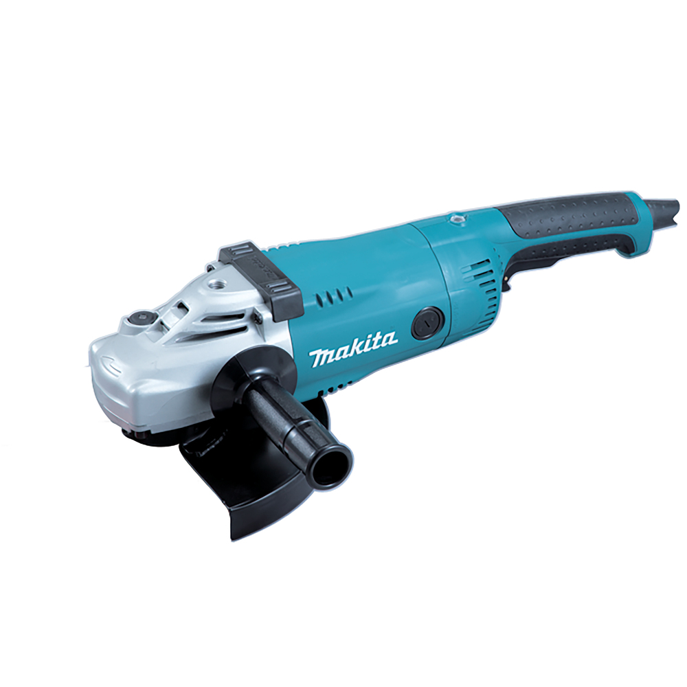 Amoladora angular Makita GA9020R de 2200W con disco de 230 mm para corte y desbaste profesional.
