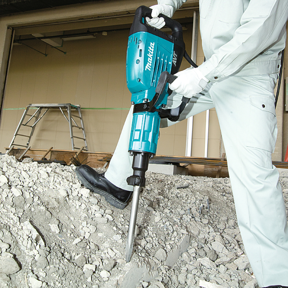 Martillo Demoledor Makita HM1317C AVT 17 Kg para Romper Hormigón y Pavimentos - Imagen 2