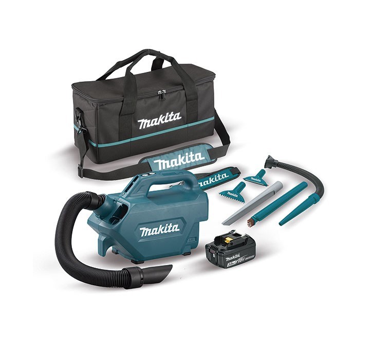 Aspirador para Coche Makita DCL184RF con Batería y Cargador