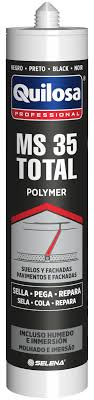 Quilosa MS-35 Total Blanco 300 ml | Sellador Adhesivo Polímero para Construcción y Reparación